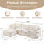Canapé modulaire avec repose-pieds Cloud-Style-780000576