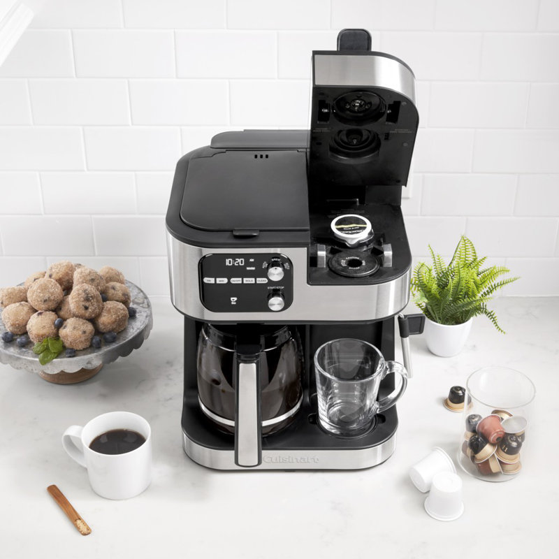 COFFEE CENTER BARISTA BAR 4-IN-1 COFFEEMAKER, Thermal, Silver Thermal, 10 cups