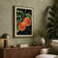Oranges and Stars Botanical - Wrapped Canvas-651908646-651908640