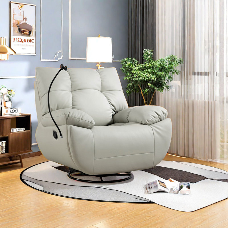 Fauteuil inclinable Syriah, Ivoire