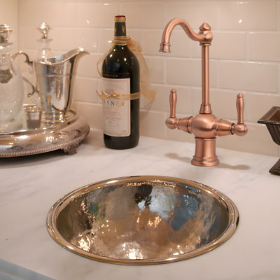 Two-Handles Copper Drinking Water Filter Faucet, Dual Lever Hot and Cold Water Faucet