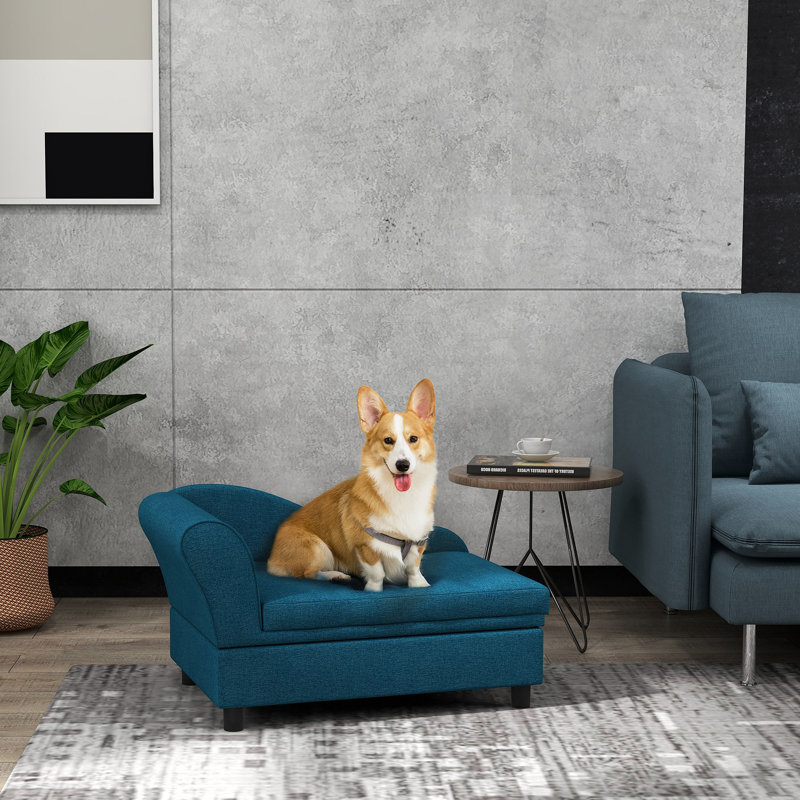 Canapé pour animaux de compagnie Ziva, Turquoise