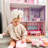 Teamson Kids Wooden 3-Story Dollhouse with 12-pc Accessory Set