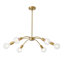 Lustre araignée en métal 6 lumières Classic
