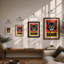 Sour Cat Retro - Framed Print-1628931663-1628931657