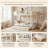 Unarosel (Queen Over Queen\Full over Full)Pine Wood Kids Bunk Bed With Trundle, Bookshelf-1279879643-1279879620