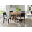 Round Wood Natural Oak Dining Table
