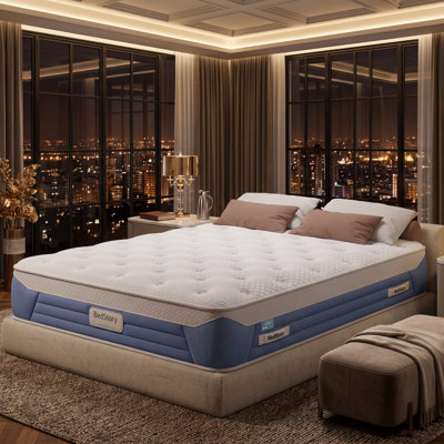 12"/13"/14" Plush Hybrid Mattress With Instant Cooling Fabric & 360° Airflow For Hot Sleepers