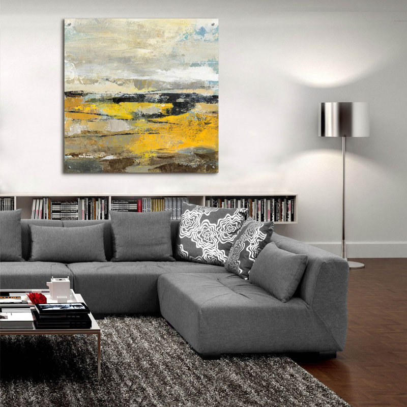  «Avant le printemps 2» par Silvia Vassileva, art mural en verre acrylique, 36 po x 36 po, H 36 po x l 36 po