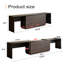  Table de bureau extensible pour 2 personnes avec 6 tiroirs de rangement-1072903457
