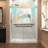55-60"w X 76"h Frameless Double Sliding Brushed Golden Shower Door With Adjustable Soft Closing Function, 5/16" (8mm) Sgcc Tempered Clear Glass, Nano Easy Cleaning & Self-adhesive Explosion-proof Membrane-124849792