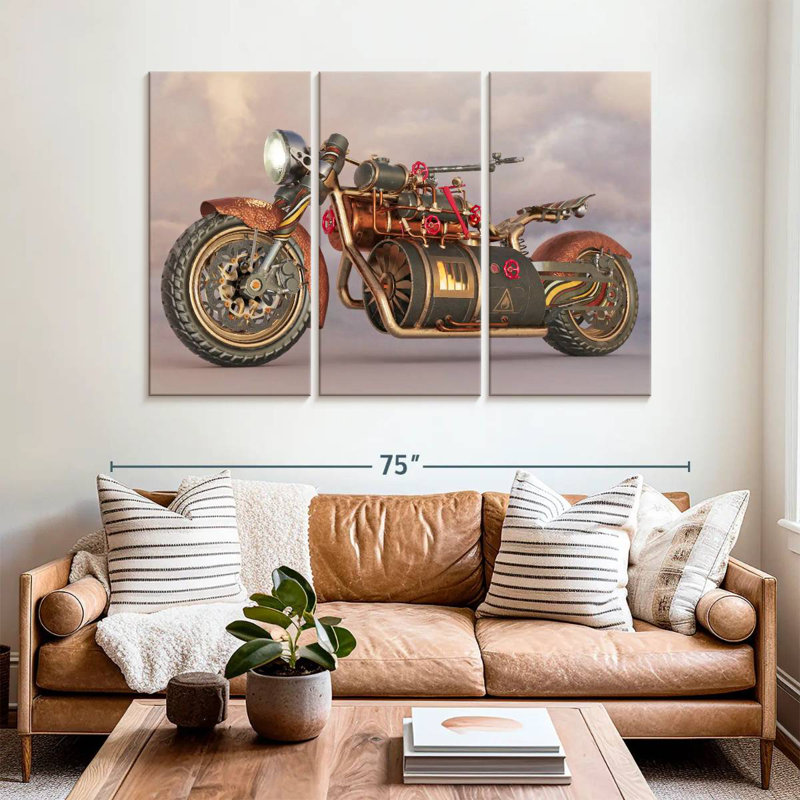 Moto Mehar Steampunk, H 20 po x l 33 po