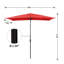 Parasol de marché Birdwell-1850860041