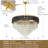 Melar 17-Light Dimmable Crystal Tiered Chandelier-1730663522