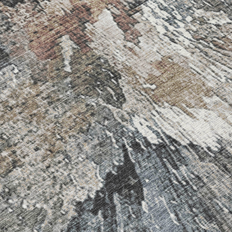 Machine Washable Indoor/Outdoor Pablo ACN2283 Abstract Rug, Rectangulaire 8 pi x 10 pi
