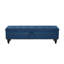 Banc de lit 59 po avec rangement bleu-314309821