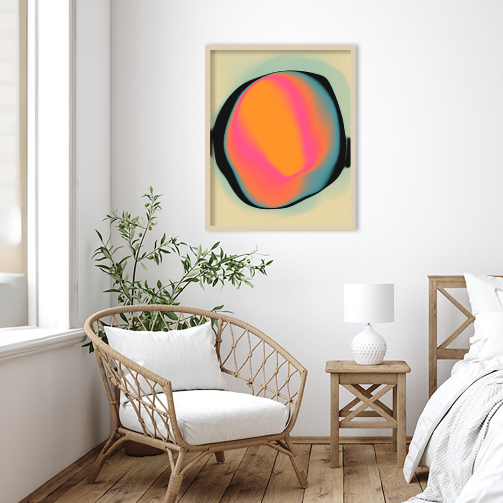 Ghost 2 Print by Jazzberry Blue, Brown, 33" H x 27" W x 1" D