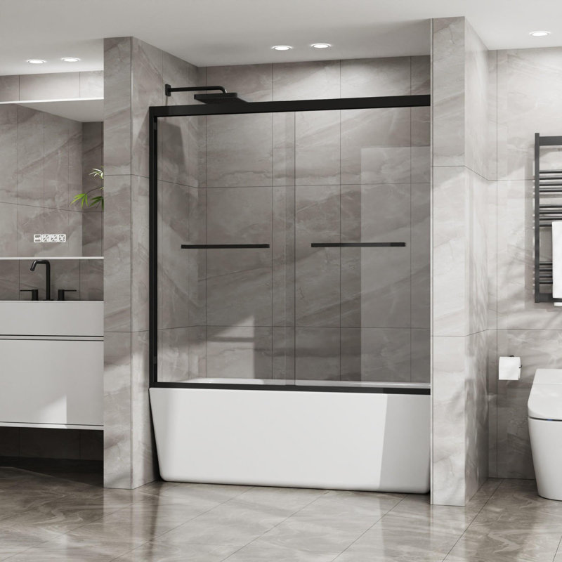 Aluminum Framed Tub Door