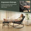 Chaise berçante d'extérieur avec coussin épais et doux-1967273704-1967273706