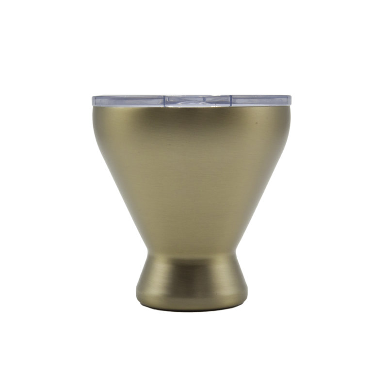 Gold Stainless Steel Insulated Cocktail Tumblers Set of 2