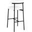Tabouret de bar rembourré en cuir Lupita-840074840-840074846