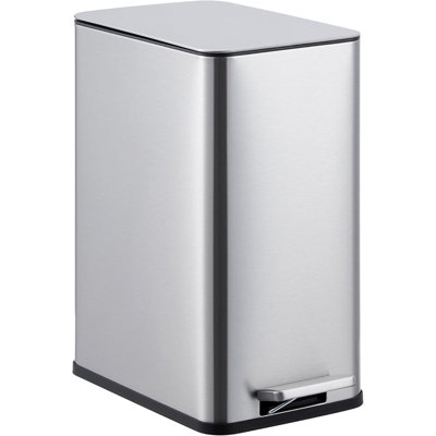Poubelle de cuisine 2,6 gallons, poubelle en acier inoxydable