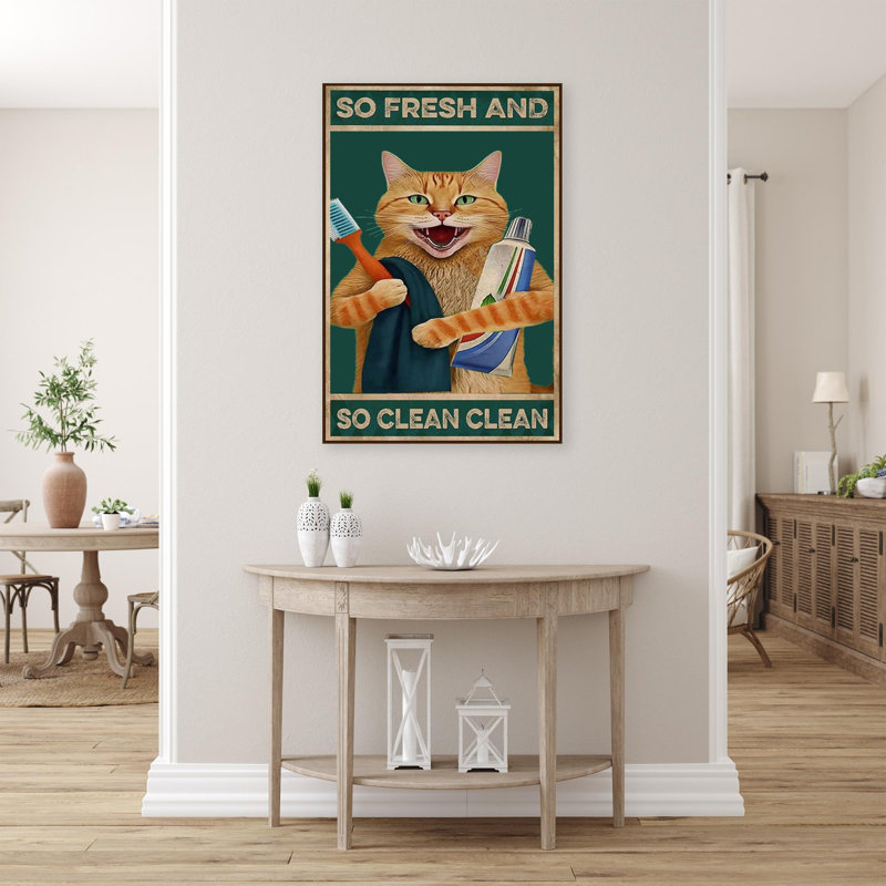So Fresh And So Clean Clean - 1 pièce, impression sur toile tendue, H 36 po x l 24 po x P 1,25 po