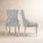 Velvet Tufted Upholstered Parsons Dining Room Chair-107726643