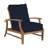 Croquet Teak Patio Chair with Cushions-831153939-831153321-890830902