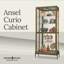Ansel Lighted Curio Cabinet