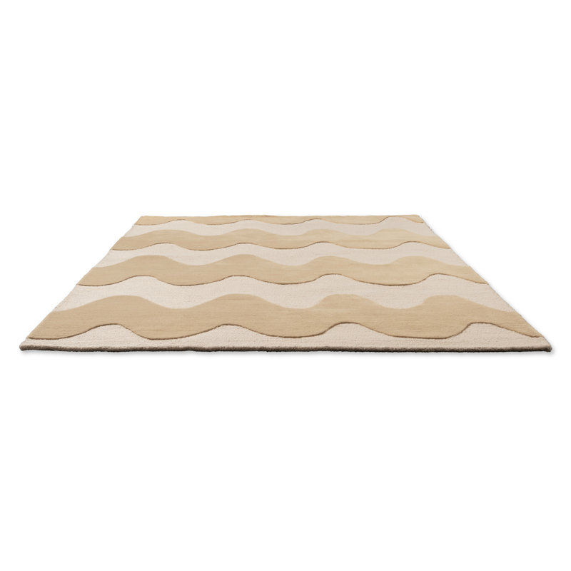 Lokki Black | 133905, Butter, Rectangle 5'7" x 7'10"