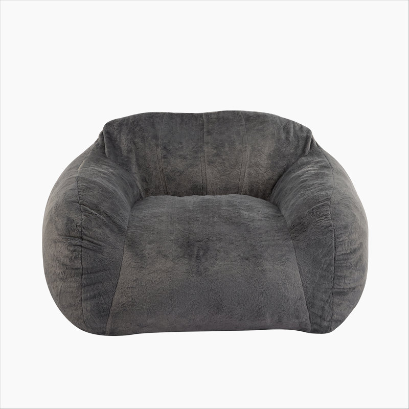 Fauteuil à billes d'intérieur, gris