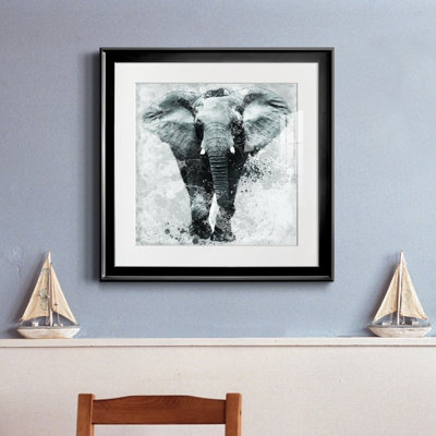 Proud Elephant - peinture encadrée