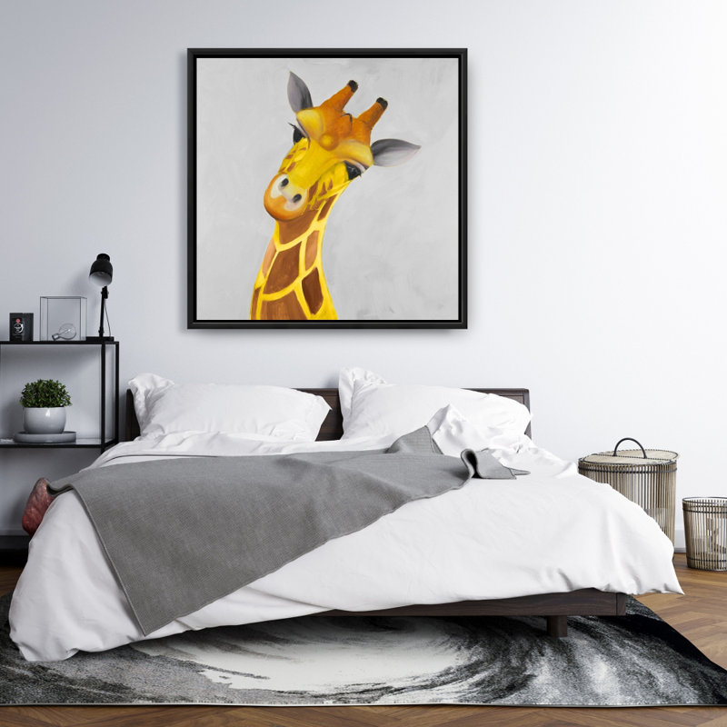«Curious Giraffe» sur toile
