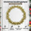 vidaXL Christmas Ball Garland 186 cm Polystyrene-1584043769