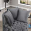 Fauteuil demi-tonneau capitonné 31,23 po-114292801
