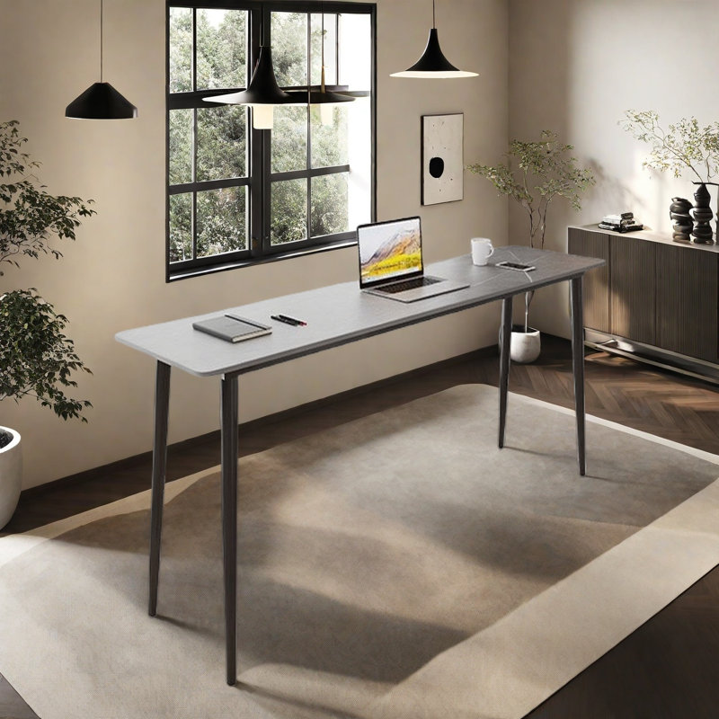 Table de bar de style simple, H 41,3 po x L 15,7 po x l 78,7 po