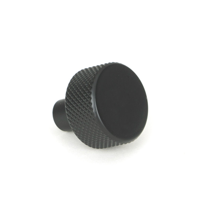 Round Knob, 2.5 cm, Matt Black
