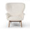LILITH Tufted Wingback Chair