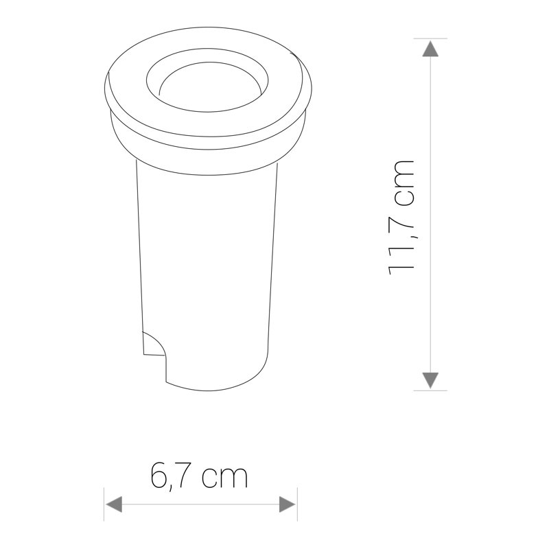 Cahyadi Black Integrated LED Metal Well Light