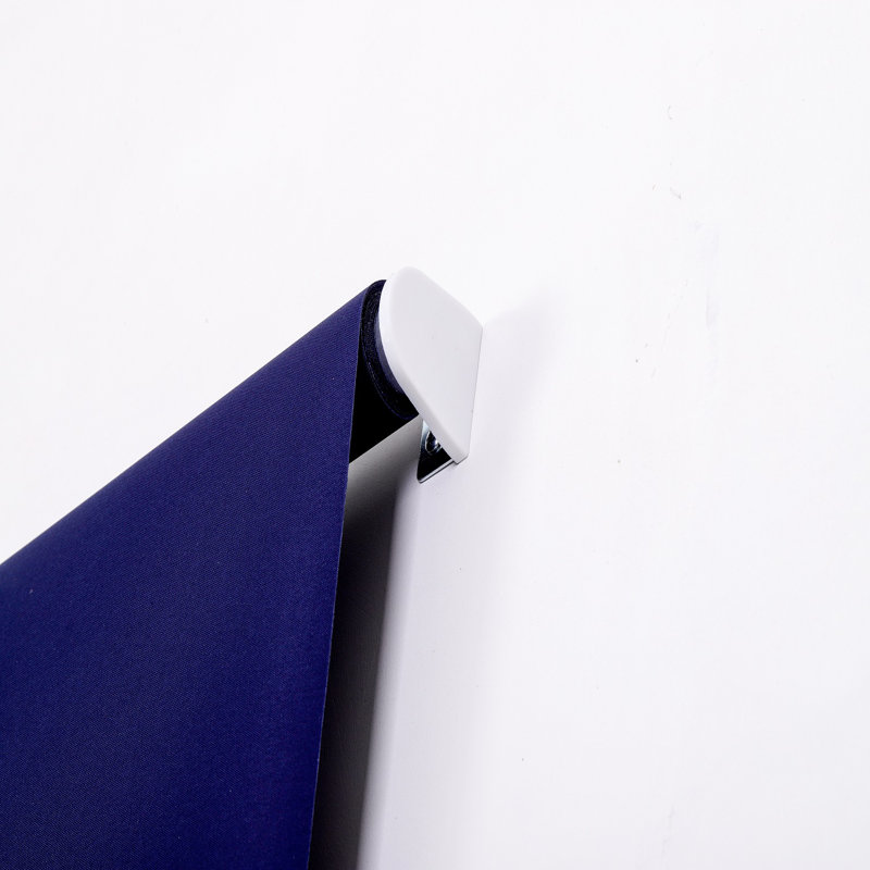 Indoor Blackout Trimmable Roller Blind – Custom Fit Window Shade with Light Control & Privacy, 210cm L x 90cm W, Navy Blue