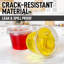 Gobelets jetables jetables Simple Craft avec couvercles