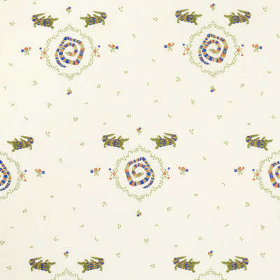Schumacher X Backdrop Reptilia Embroidery Fabric