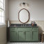 3 lumières 23 po Éclairage pour meuble-lavabo moderne noir mat et doré-81643070