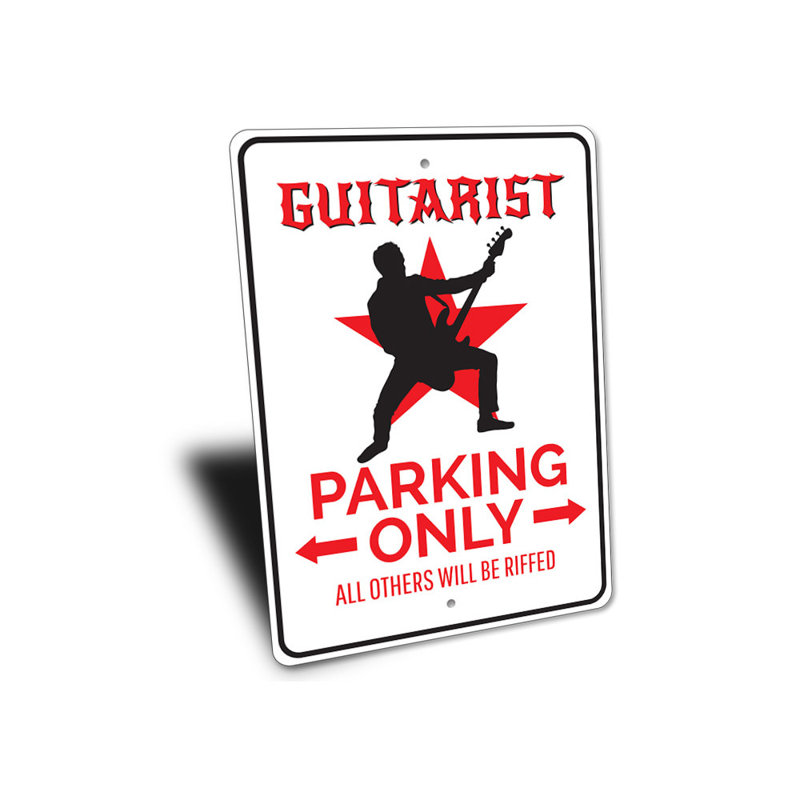Panneau de guitare en aluminium, H 10 po x l 14 po x P 0,04 po