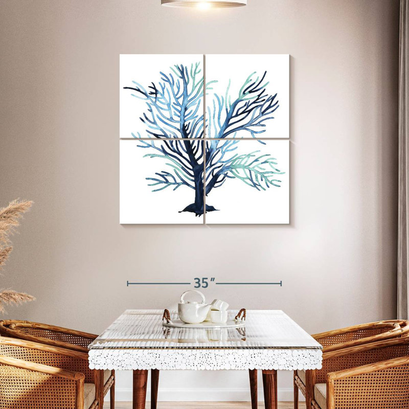 Brampt Fan De La Mer I, 38" H x 38" W