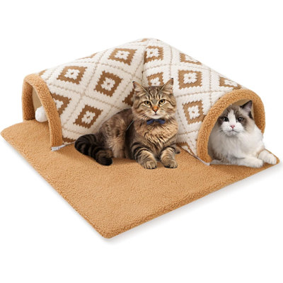 Cat Tunnel Bed For Indoor Cats