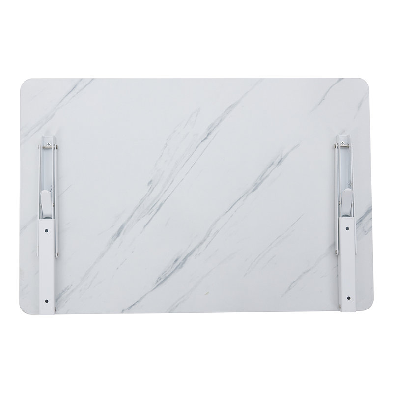 Marble Pattern Foldable Wall-Mounted Desk
