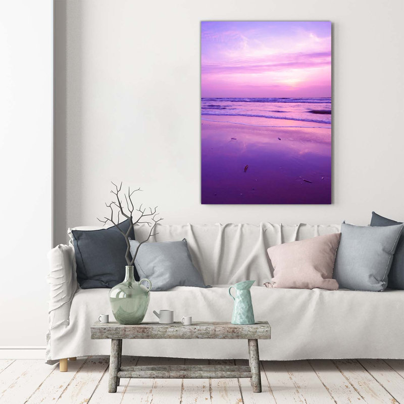 Sunset Sea - Wrapped Canvas Print