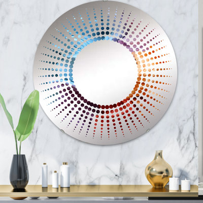 Miroir mural soleil